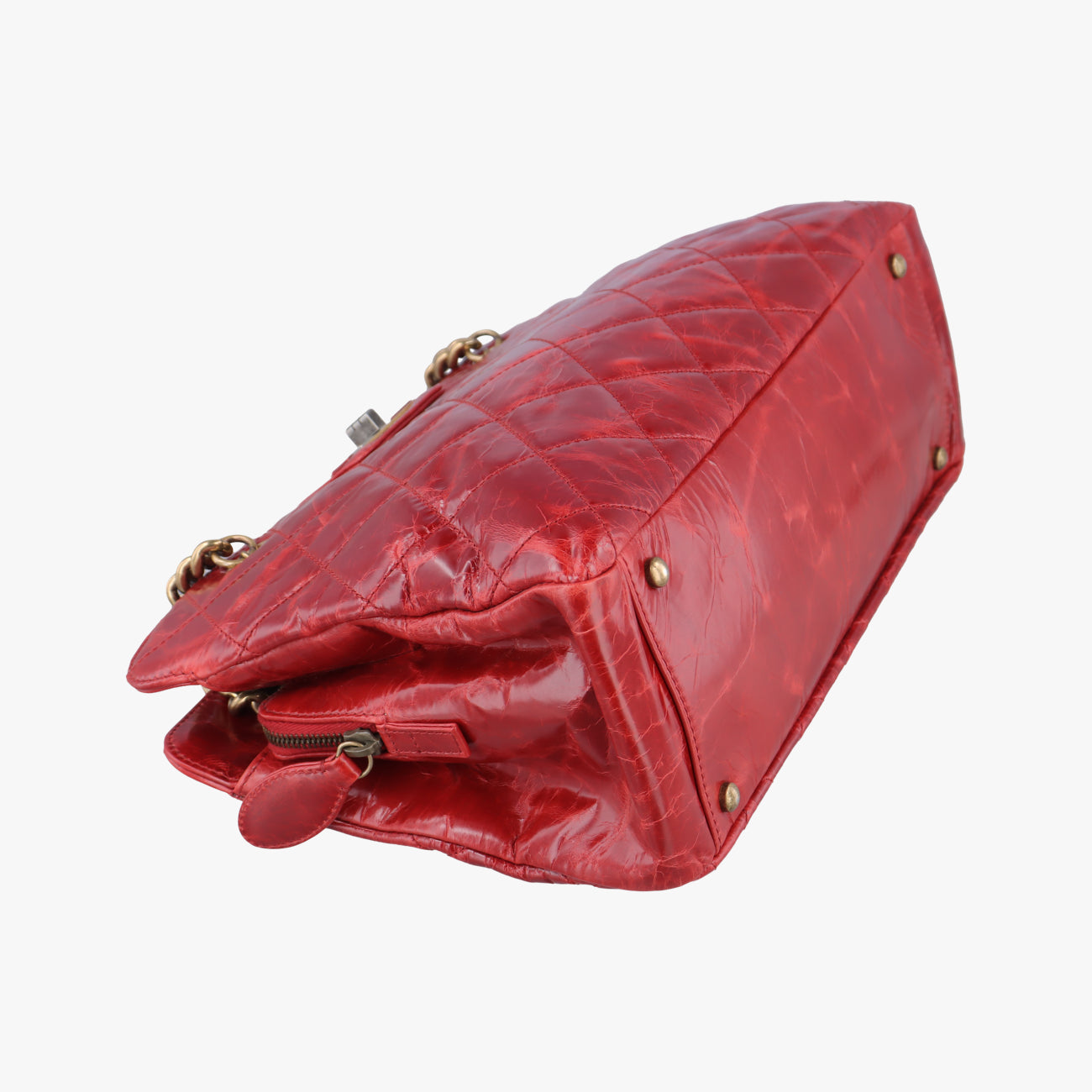 2.55 MatelasseRedLeatherA66817157460662.55 マトラッセレッドレザーA6681715746066