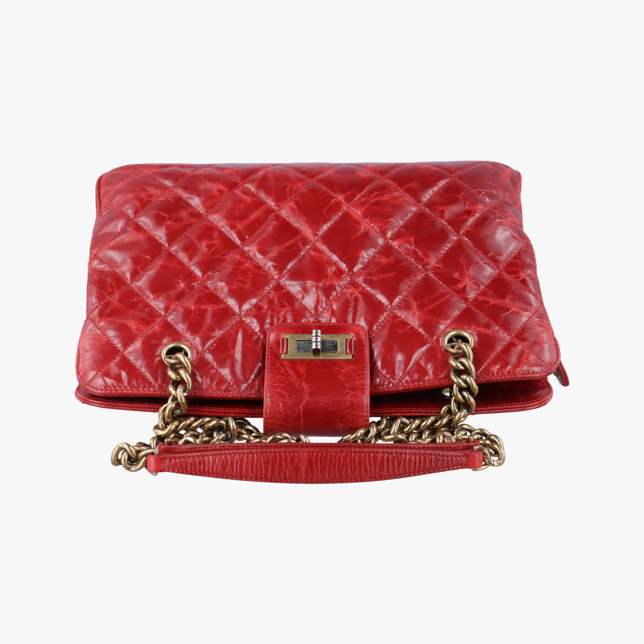 2.55 MatelasseRedLeatherA66817157460662.55 マトラッセレッドレザーA6681715746066