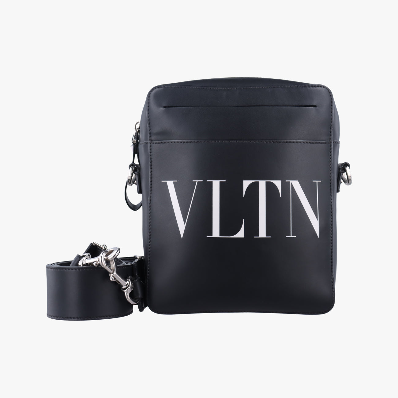 VLTN PrintBlackLeatherVLTN プリントブラックレザー