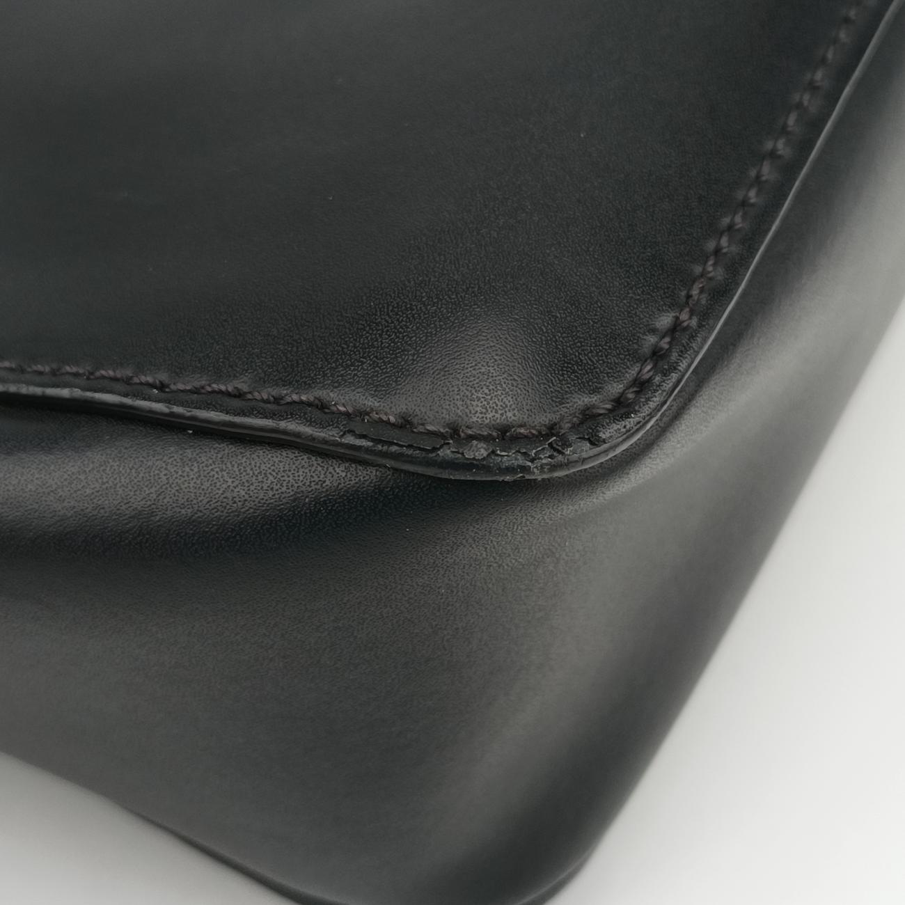 VLTN PrintBlackLeatherVLTN プリントブラックレザー