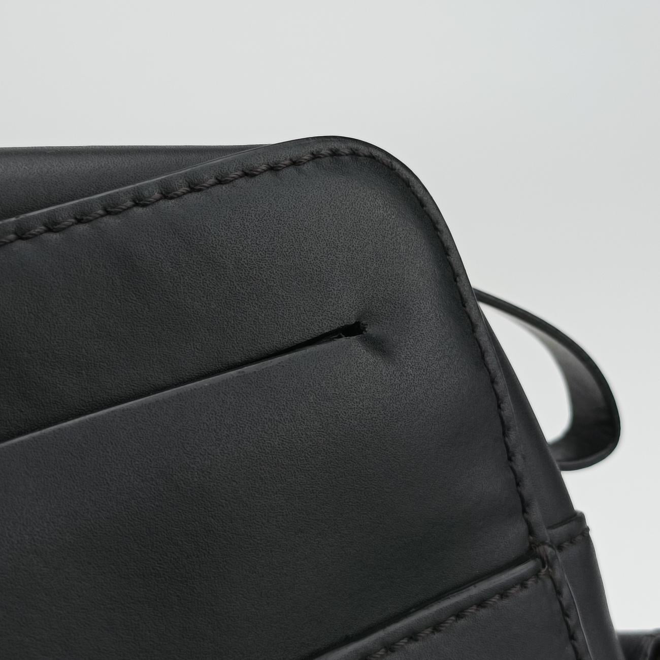 VLTN PrintBlackLeatherVLTN プリントブラックレザー