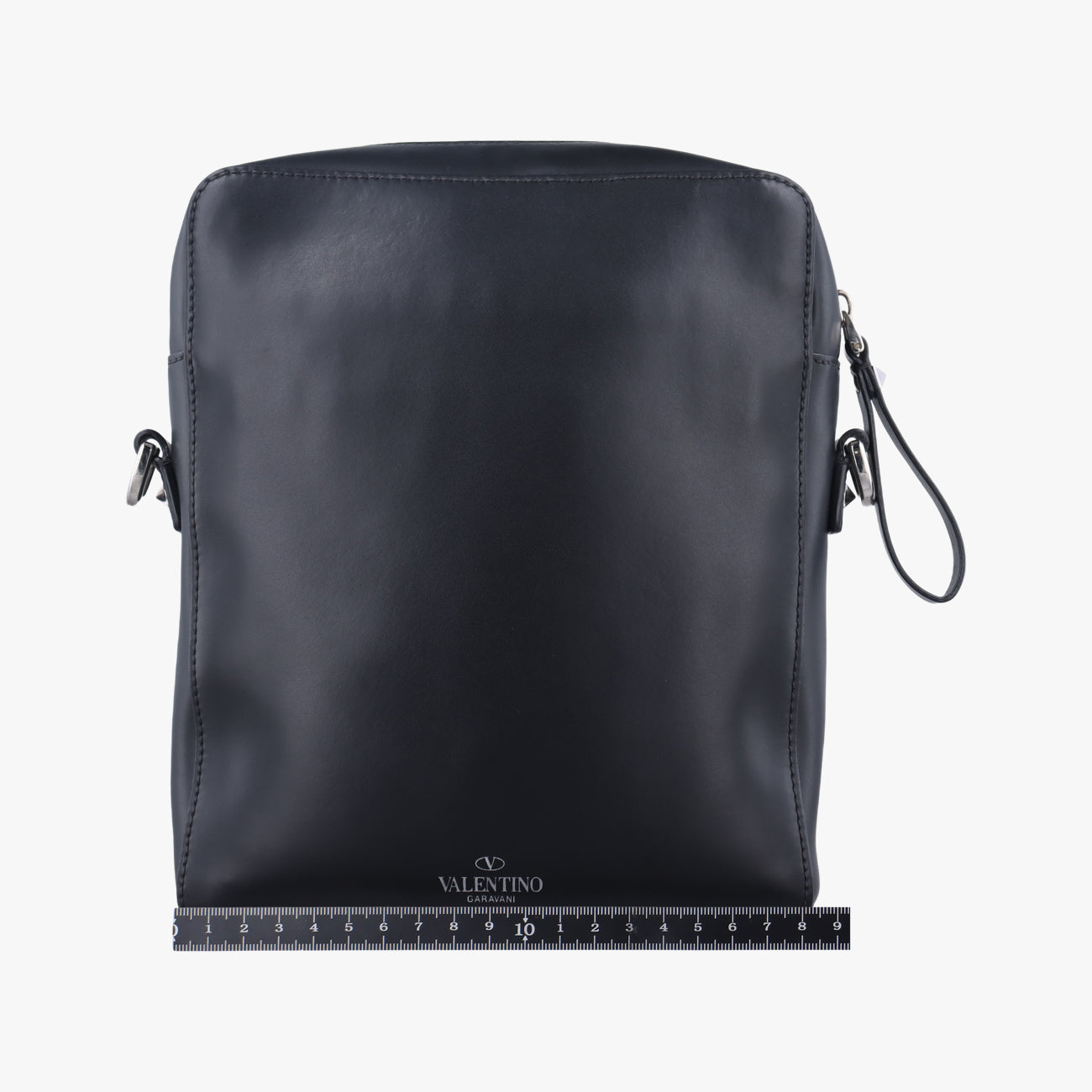 VLTN PrintBlackLeatherVLTN プリントブラックレザー