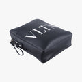 VLTN PrintBlackLeatherVLTN プリントブラックレザー