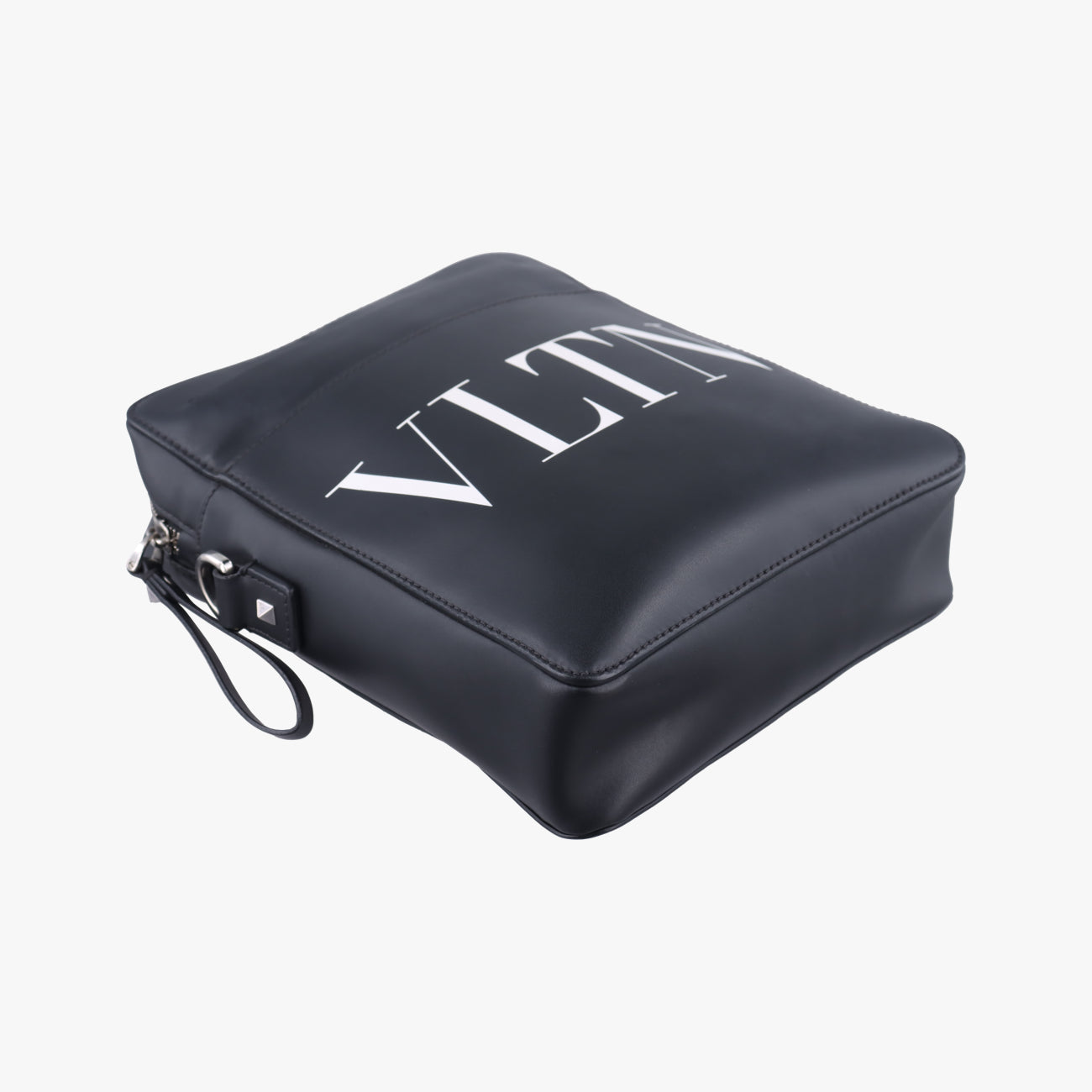VLTN PrintBlackLeatherVLTN プリントブラックレザー