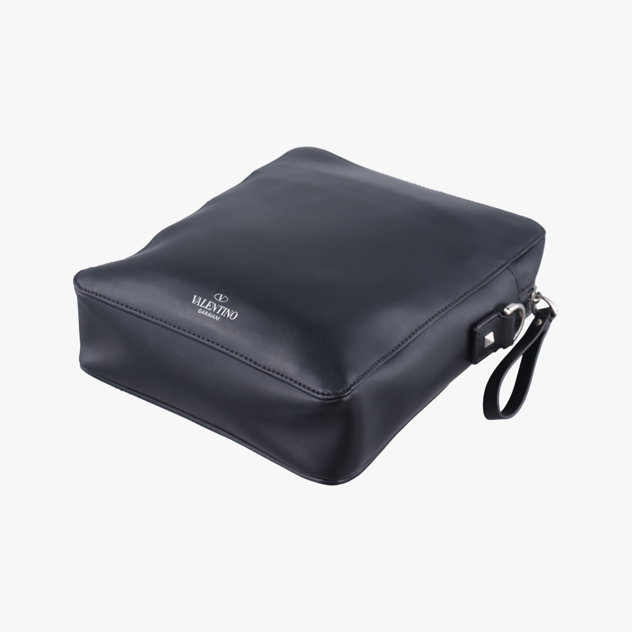 VLTN PrintBlackLeatherVLTN プリントブラックレザー