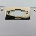 Rockstud SPIKE UPWhite x BlackleatherBL-Q122XQC2ロックスタッズスパイクホワイト×ブラックレザーBL-Q122XQC2