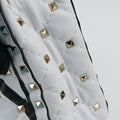 Rockstud SPIKE UPWhite x BlackleatherBL-Q122XQC2ロックスタッズスパイクホワイト×ブラックレザーBL-Q122XQC2