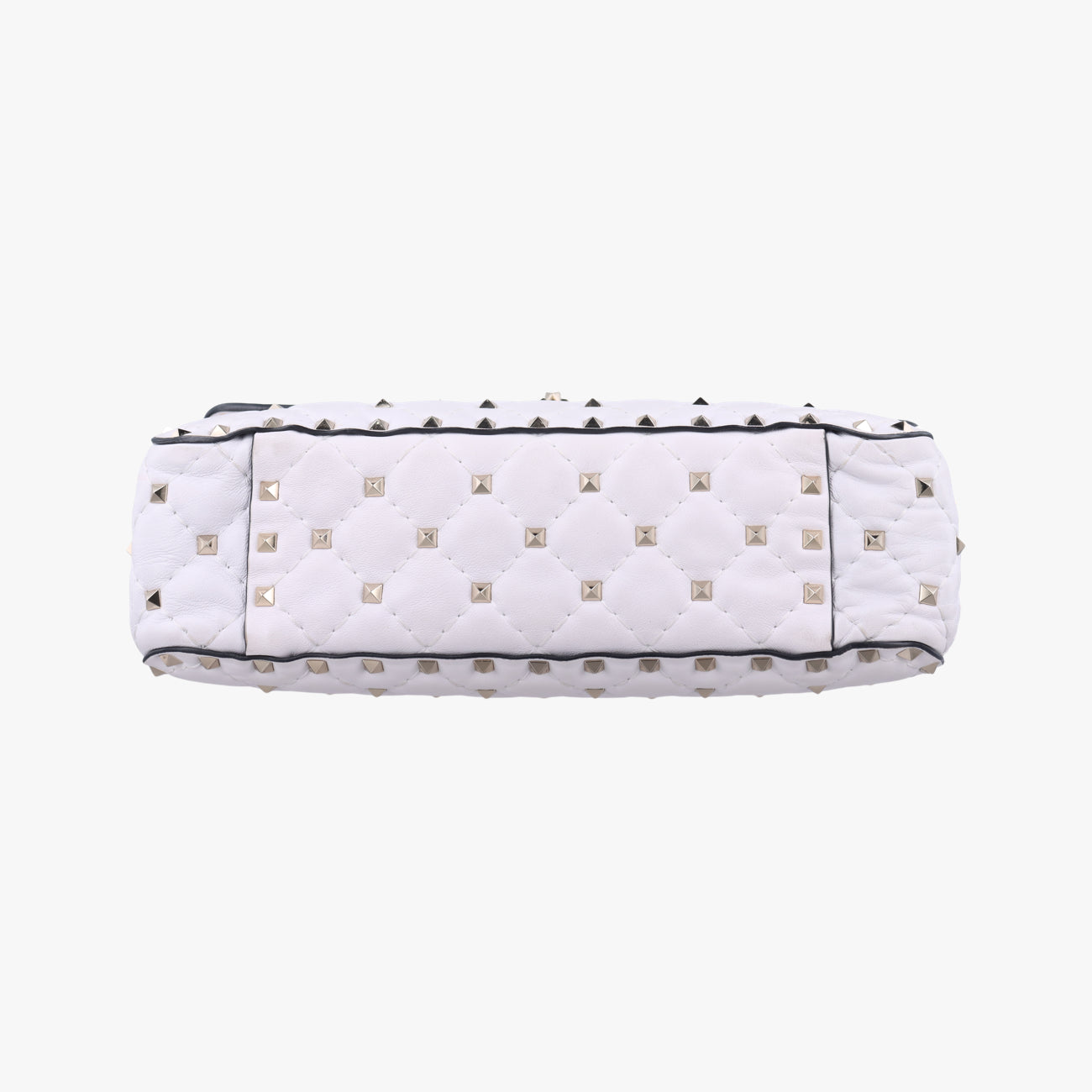 Rockstud SPIKE UPWhite x BlackleatherBL-Q122XQC2ロックスタッズスパイクホワイト×ブラックレザーBL-Q122XQC2