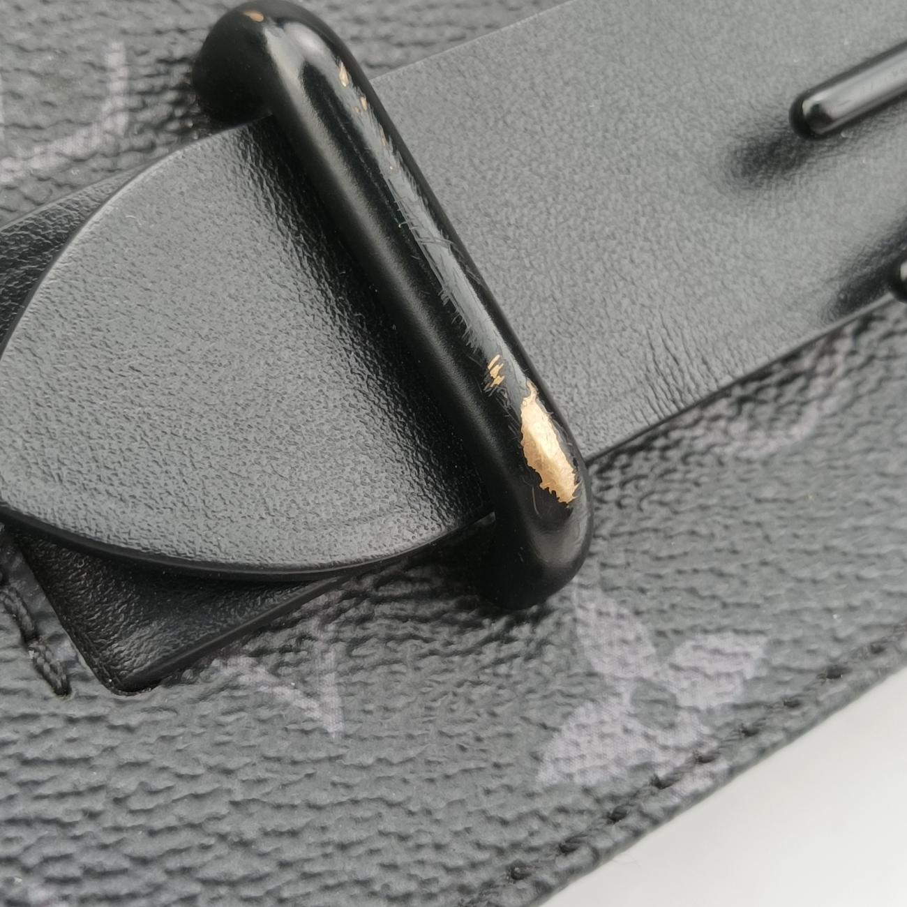 Steamer MessengerBLACKMonogram EclipseM45585ICチップスティーマー メッセンジャーブラックモノグラム エクリプスM45585ICチップ