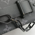Steamer MessengerBLACKMonogram EclipseM45585ICチップスティーマー メッセンジャーブラックモノグラム エクリプスM45585ICチップ