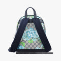 GG BloomsBeige x Navy x MulticolorPVC coated canvas546327G028482487GGブルームスベージュ×ネイビー×マルチカラーPVCコーティングキャンバス546327G028482487