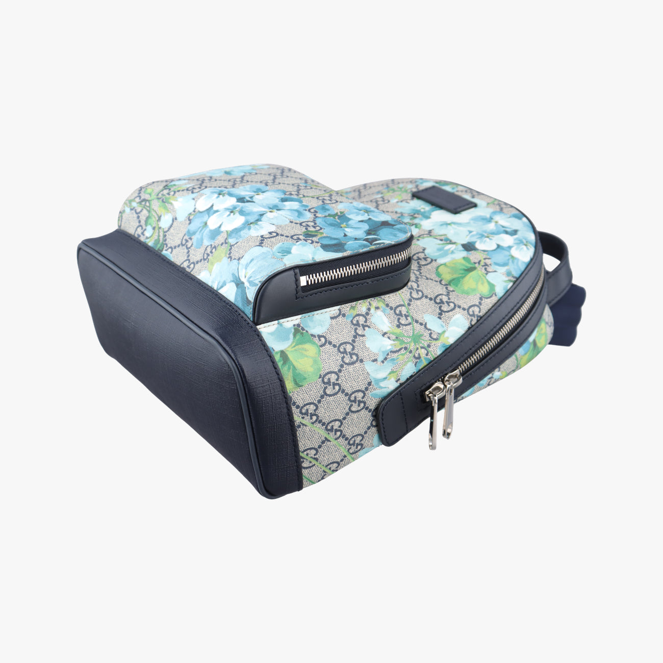 GG BloomsBeige x Navy x MulticolorPVC coated canvas546327G028482487GGブルームスベージュ×ネイビー×マルチカラーPVCコーティングキャンバス546327G028482487