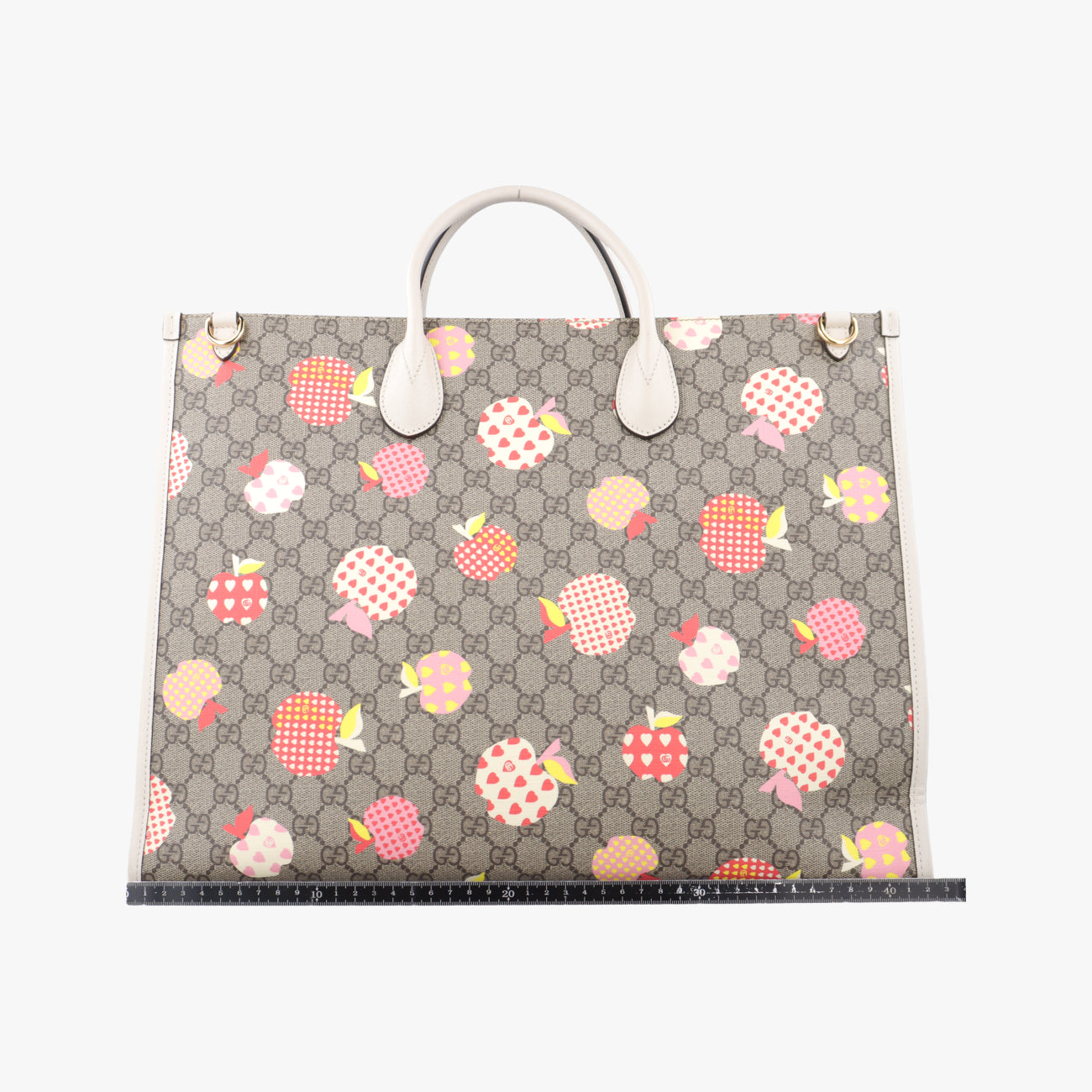 GG Tote ShopperBeige x White x MulticolorPVC coated canvas659980E035693976GG トート ショッパーベージュｘホワイト×マルチカラーPVCコーティングキャンバス659980E035693976
