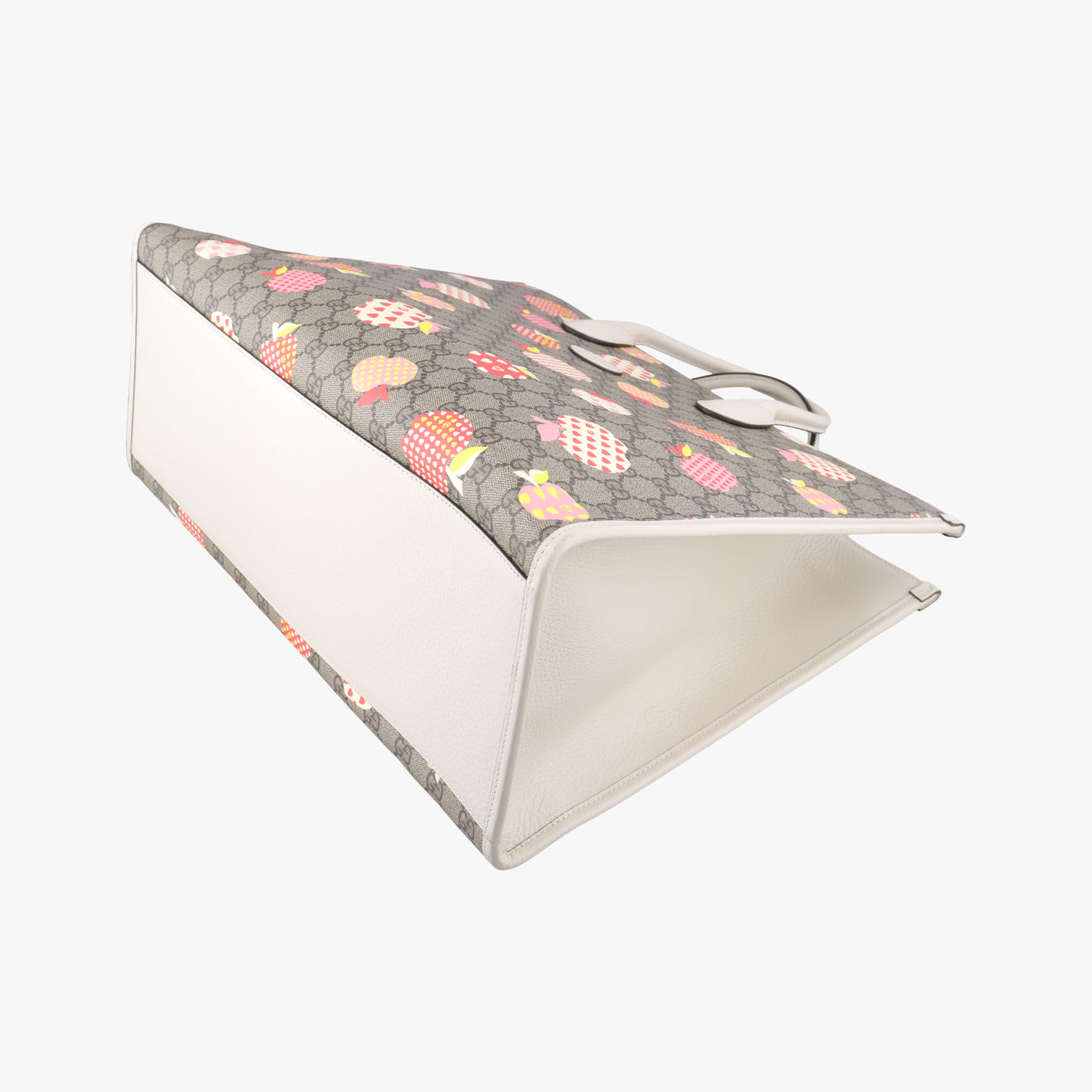 GG Tote ShopperBeige x White x MulticolorPVC coated canvas659980E035693976GG トート ショッパーベージュｘホワイト×マルチカラーPVCコーティングキャンバス659980E035693976