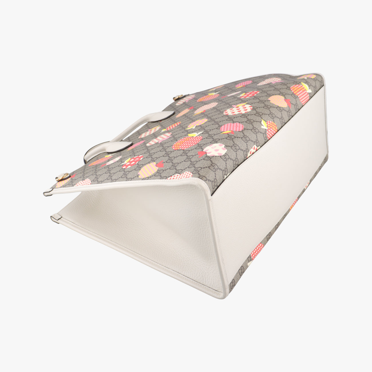 GG Tote ShopperBeige x White x MulticolorPVC coated canvas659980E035693976GG トート ショッパーベージュｘホワイト×マルチカラーPVCコーティングキャンバス659980E035693976