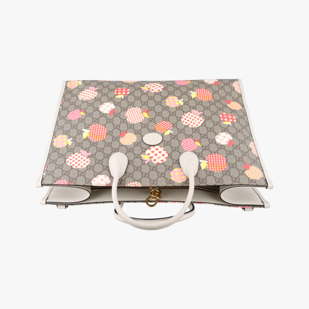 GG Tote ShopperBeige x White x MulticolorPVC coated canvas659980E035693976GG トート ショッパーベージュｘホワイト×マルチカラーPVCコーティングキャンバス659980E035693976