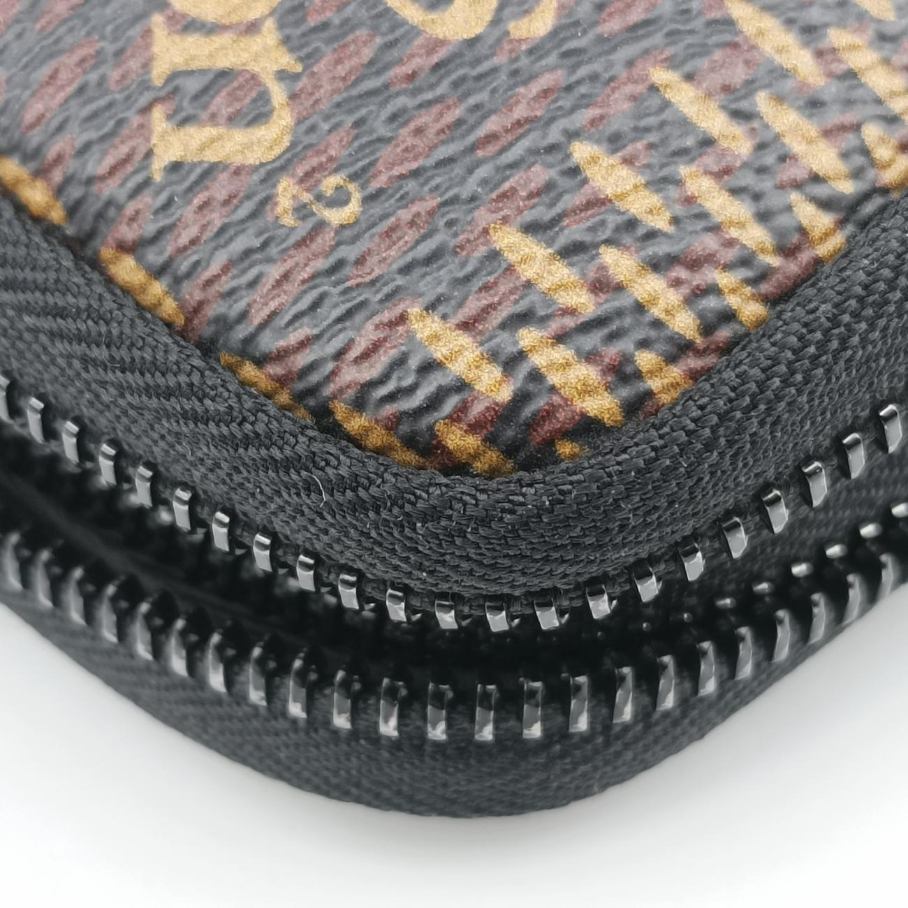 NIGO collaboration Double phone pouchEBENEDamier GiantN40377TR4200NIGOコラボ ダブルフォンポーチエベヌダミエ ジャイアントN40377TR4200