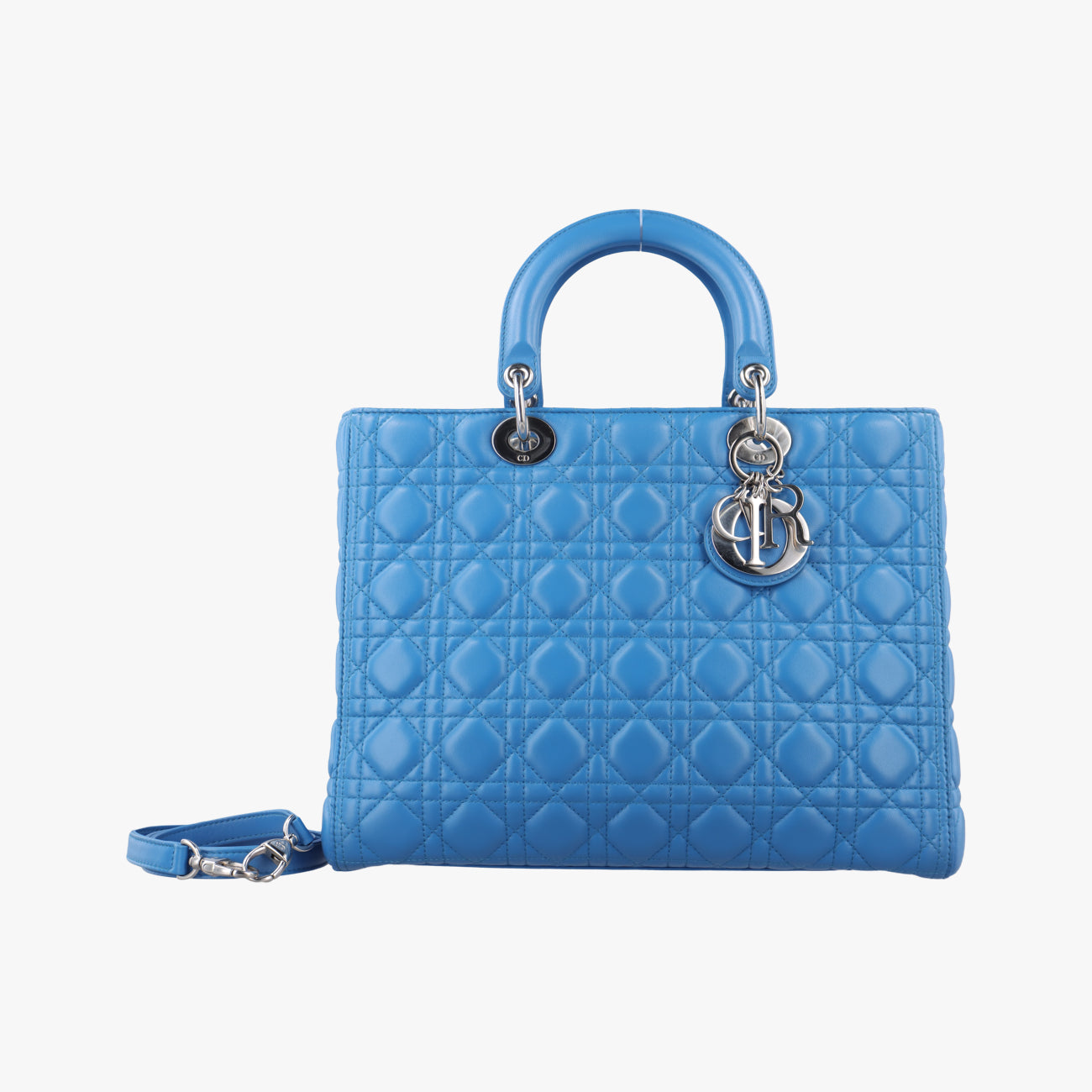 Lady DiorBluelambskin16-BO-0154レディディオールブルーラムスキン16-BO-0154