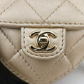 Matelasse Heart Arm Coin PurseGoldenlambskinAP278332050483ハート アーム マトラッセゴールドラムスキンAP278332050483