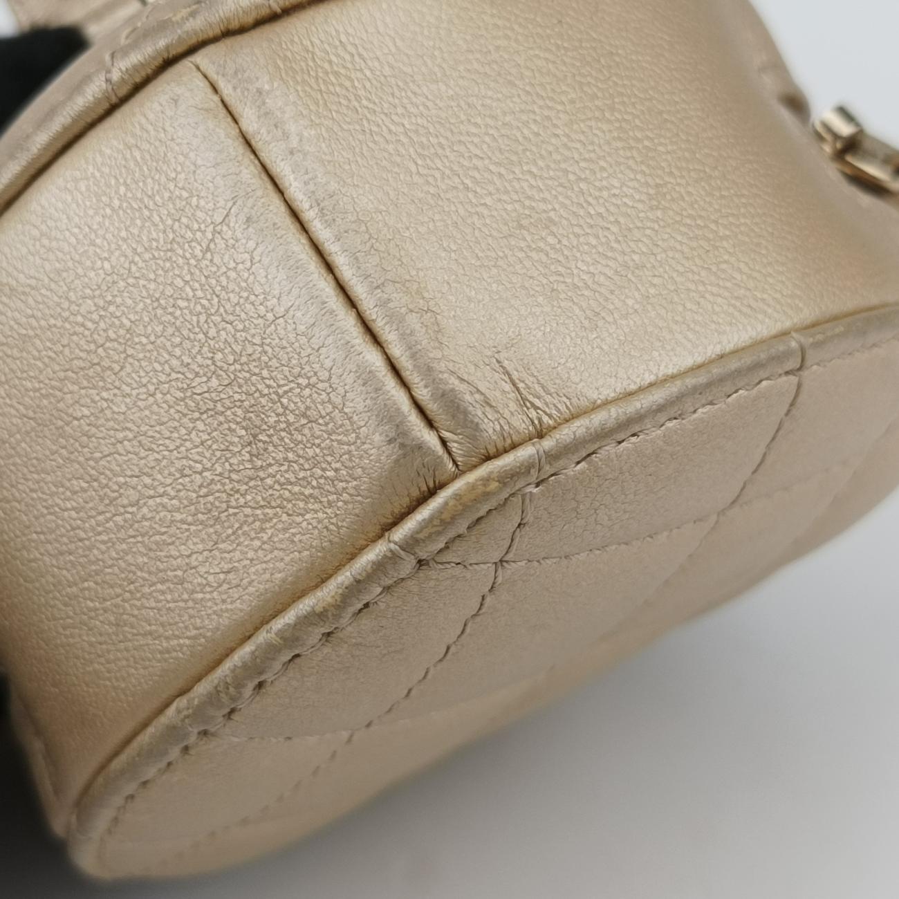 Matelasse Heart Arm Coin PurseGoldenlambskinAP278332050483ハート アーム マトラッセゴールドラムスキンAP278332050483