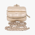 Matelasse Heart Arm Coin PurseGoldenlambskinAP278332050483ハート アーム マトラッセゴールドラムスキンAP278332050483