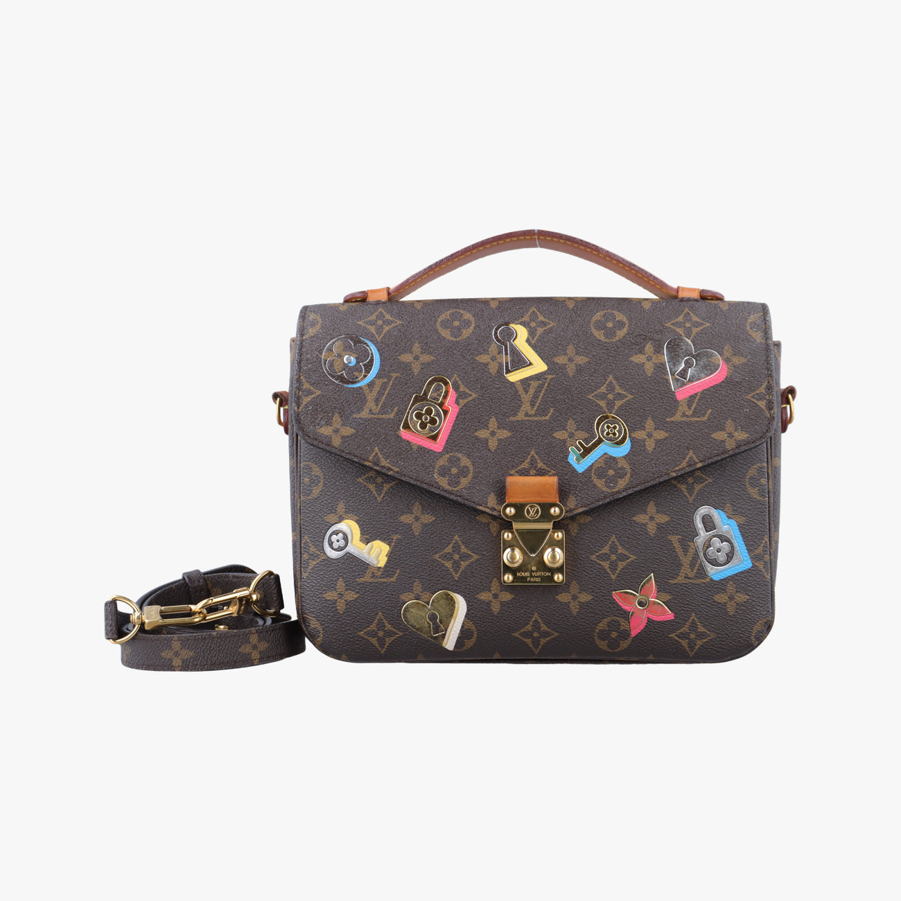 Pochette Metis MMBrown x MulticolorMonogram CanvasM44360ICチップポシェットメティスMMモノグラム/ブラウン系×マルチカラーモノグラムキャンバスM44360ICチップ