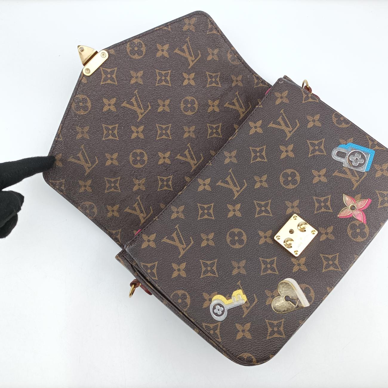 Pochette Metis MMBrown x MulticolorMonogram CanvasM44360ICチップポシェットメティスMMモノグラム/ブラウン系×マルチカラーモノグラムキャンバスM44360ICチップ
