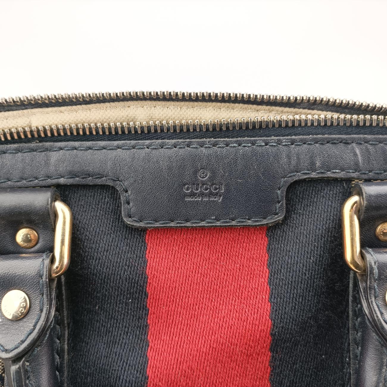 Sherry LineNavy×red×beigecanvas x leather247205A014117933シェリーラインネイビー×レッド×ベージュキャンバス×レザー247205A014117933