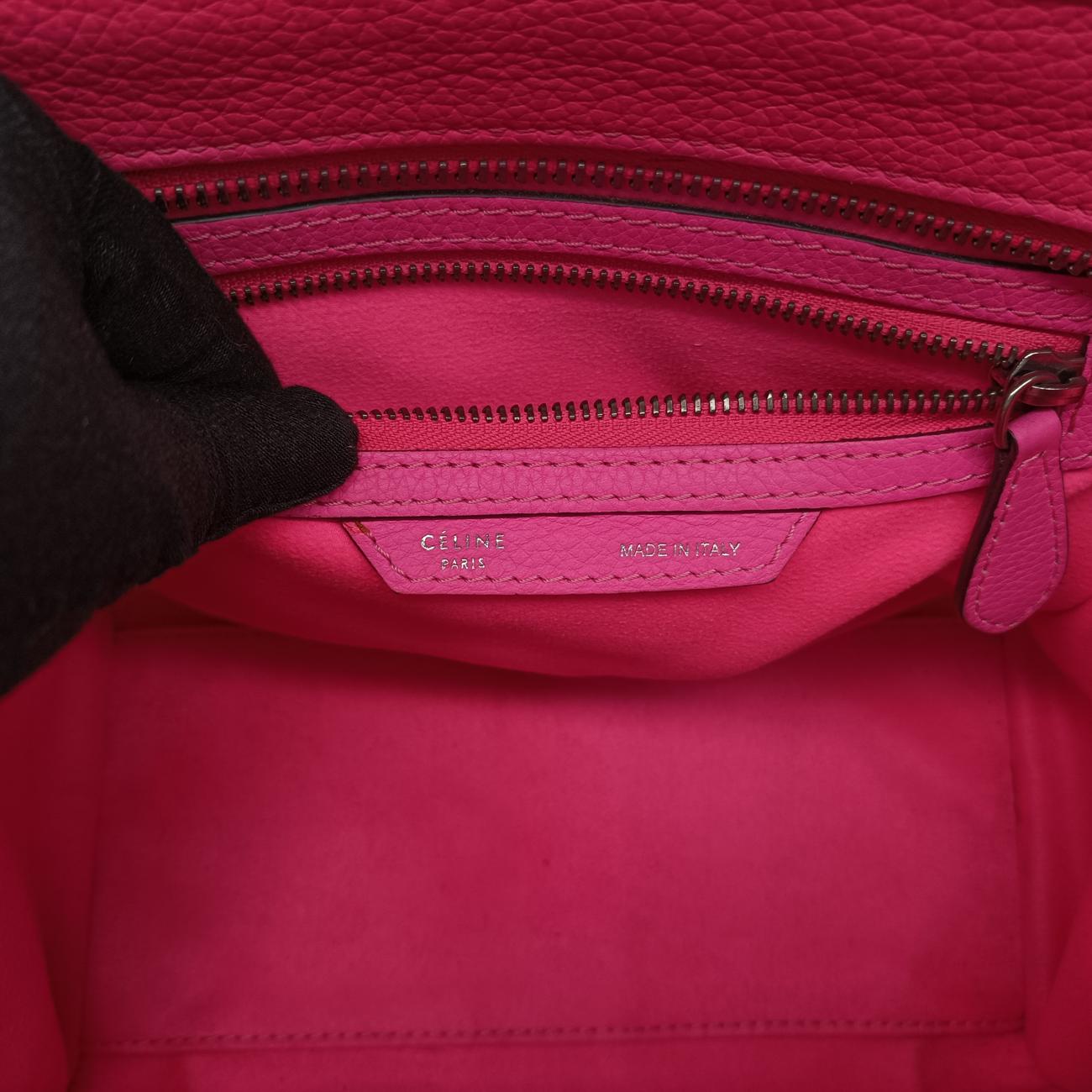 Luggage Micro shopperpinkleatherS-ZP-1121ラゲージマイクロショッパーピンクレザーS-ZP-1121