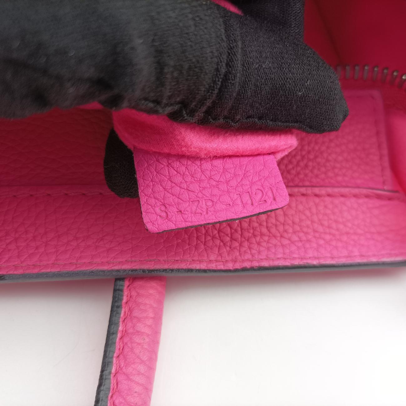 Luggage Micro shopperpinkleatherS-ZP-1121ラゲージマイクロショッパーピンクレザーS-ZP-1121