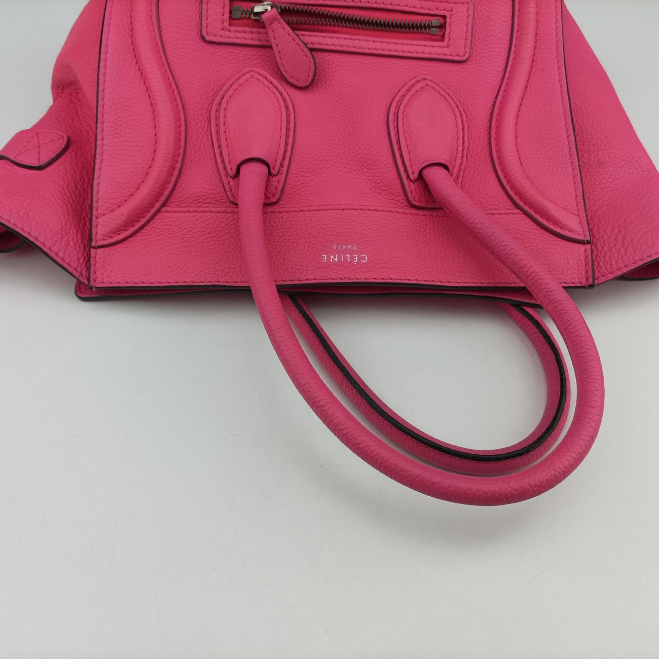 Luggage Micro shopperpinkleatherS-ZP-1121ラゲージマイクロショッパーピンクレザーS-ZP-1121