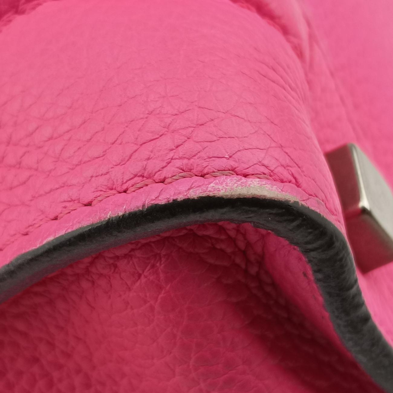 Luggage Micro shopperpinkleatherS-ZP-1121ラゲージマイクロショッパーピンクレザーS-ZP-1121