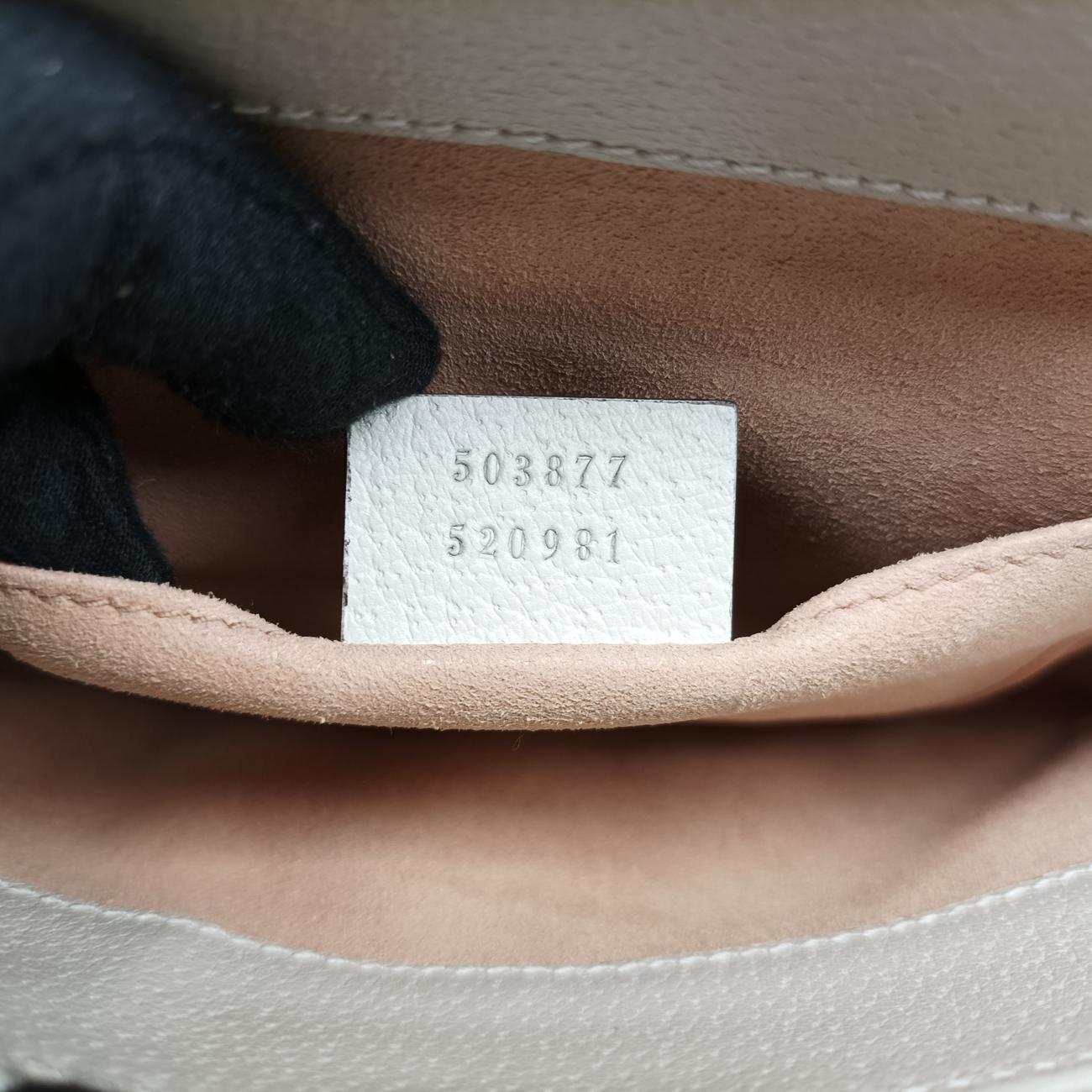 OphidiaBeige x white x multicolorPVC coated canvas×Leather503877F031492794オフィディアベージュ×ホワイト×マルチカラーPVCコーティングキャンバス×レザー503877F031492794