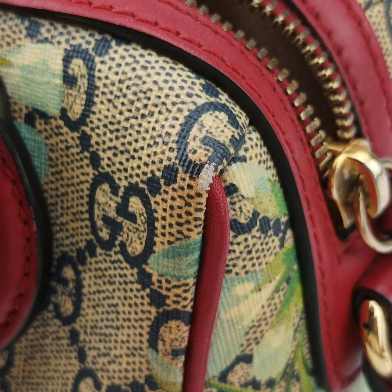 GG Bloomsbeige×multicolorPVC coated canvas546312E027754836GGブルームスベージュ×マルチカラーPVCコーティングキャンバス546312E027754836