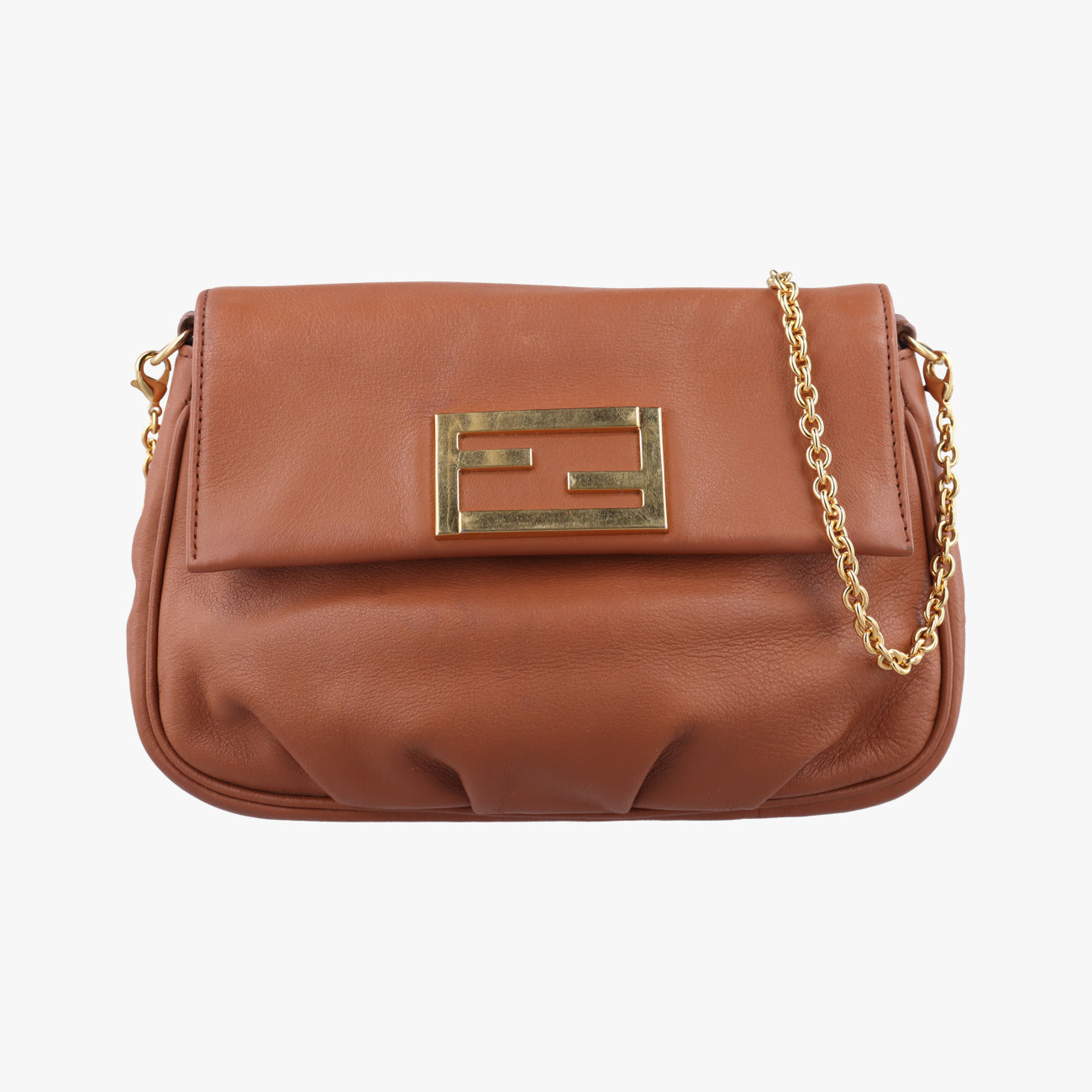Fendista PochettebrownLeather8M02768M0276-ANG-128-2566フェンディスタ ポシェットブラウンレザー8M02768M0276-ANG-128-2566