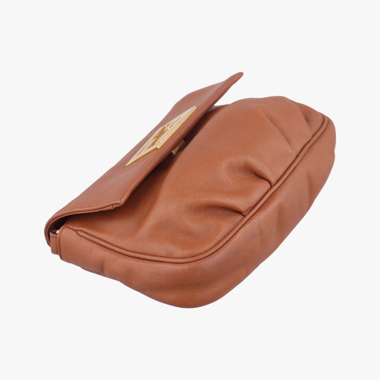 Fendista PochettebrownLeather8M02768M0276-ANG-128-2566フェンディスタ ポシェットブラウンレザー8M02768M0276-ANG-128-2566