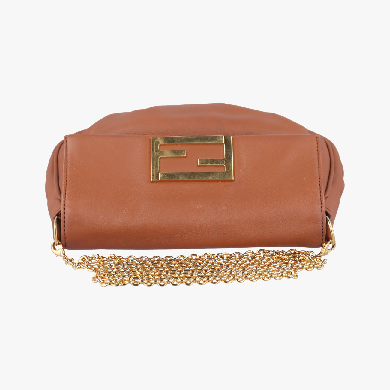 Fendista PochettebrownLeather8M02768M0276-ANG-128-2566フェンディスタ ポシェットブラウンレザー8M02768M0276-ANG-128-2566