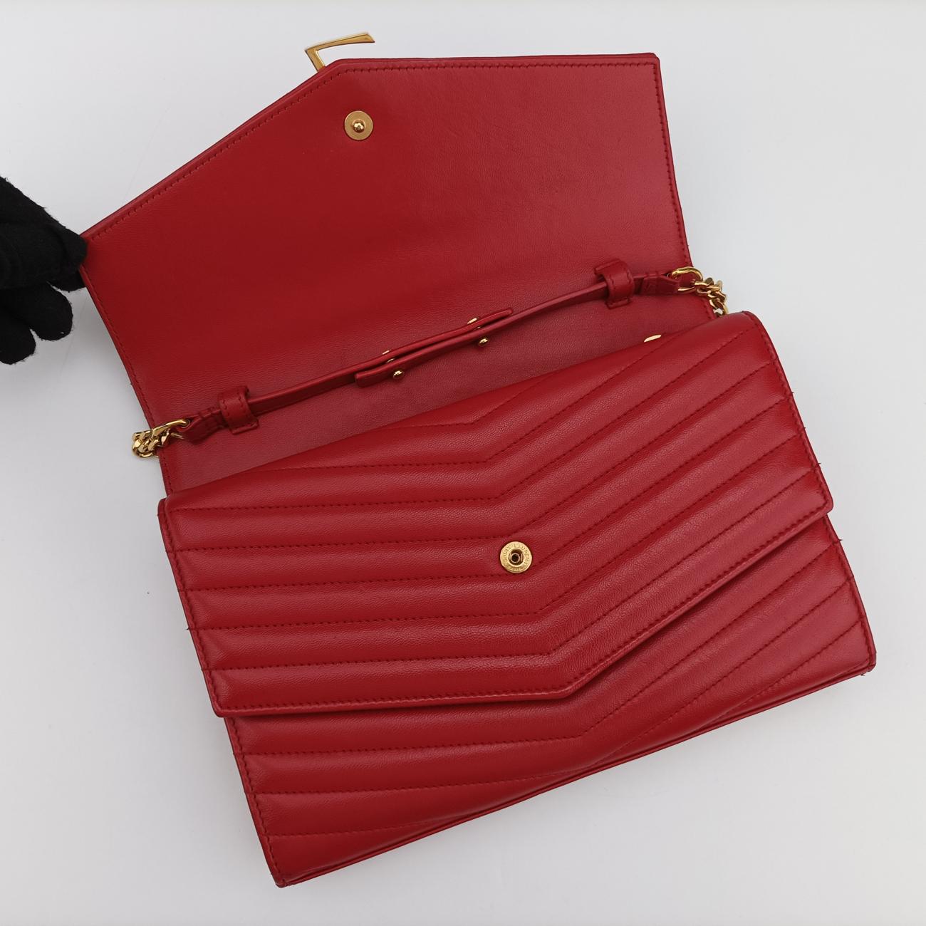 MONOGRAM envelopeRedLeather556830YBJ556830.0119モノグラム エンヴェロップレッドレザー556830YBJ556830.0119