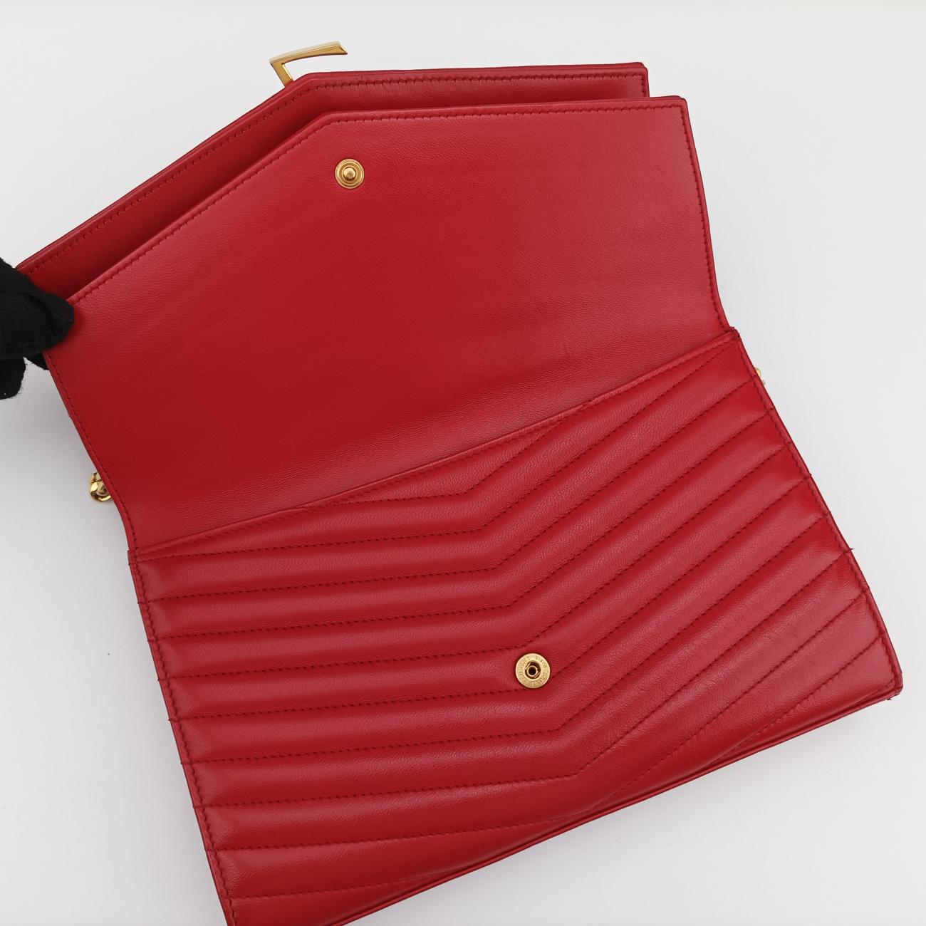 MONOGRAM envelopeRedLeather556830YBJ556830.0119モノグラム エンヴェロップレッドレザー556830YBJ556830.0119