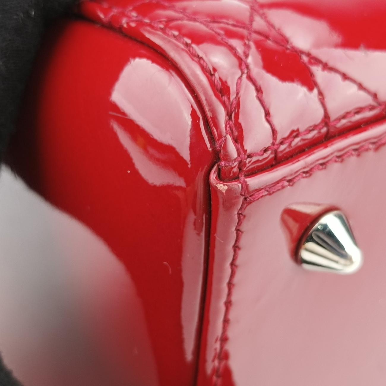 Lady DiorRedPatent16-BO-0131 Bレディディオールレッドパテント16-BO-0131 B