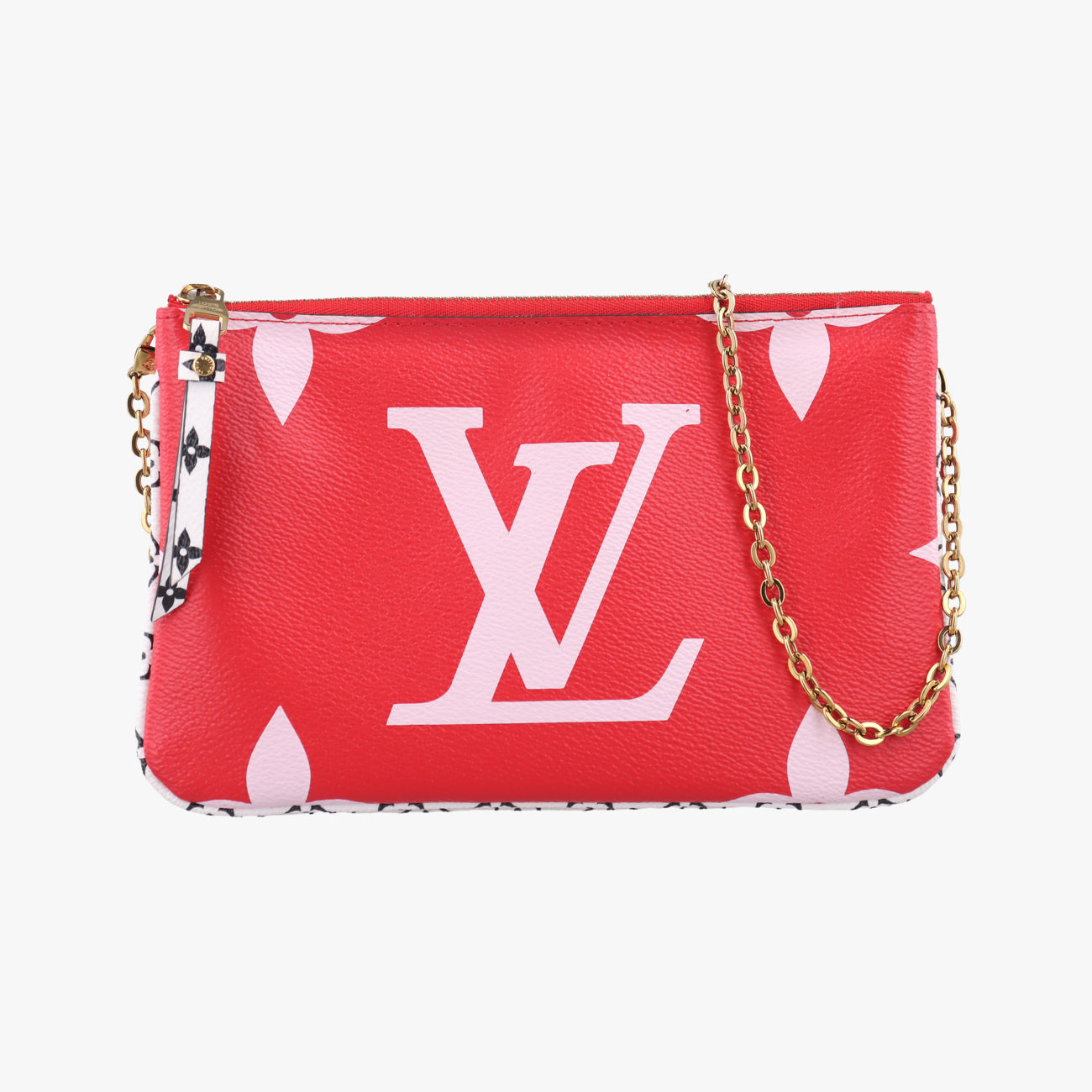 Pochette Double ZipRouge x MulticolorMonogram  GiantM67561GI1129 ICチップポシェットドゥーブルジップルージュ×マルチカラーモノグラム ジャイアントM67561GI1129 ICチップ