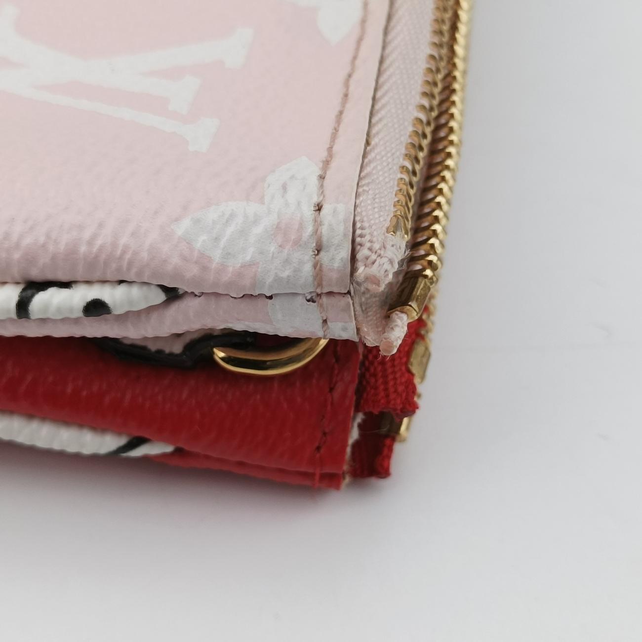 Pochette Double ZipRouge x MulticolorMonogram  GiantM67561GI1129 ICチップポシェットドゥーブルジップルージュ×マルチカラーモノグラム ジャイアントM67561GI1129 ICチップ