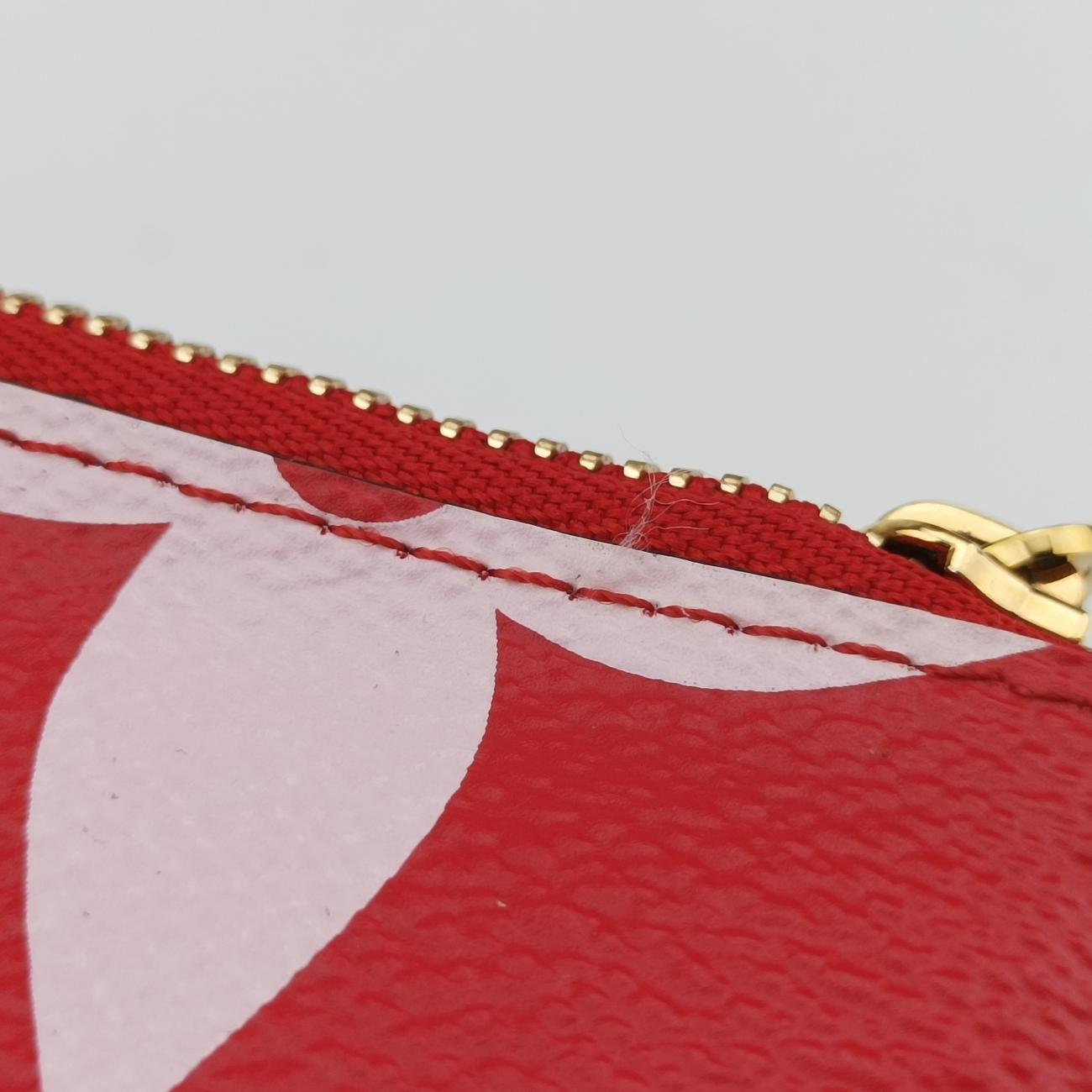 Pochette Double ZipRouge x MulticolorMonogram  GiantM67561GI1129 ICチップポシェットドゥーブルジップルージュ×マルチカラーモノグラム ジャイアントM67561GI1129 ICチップ
