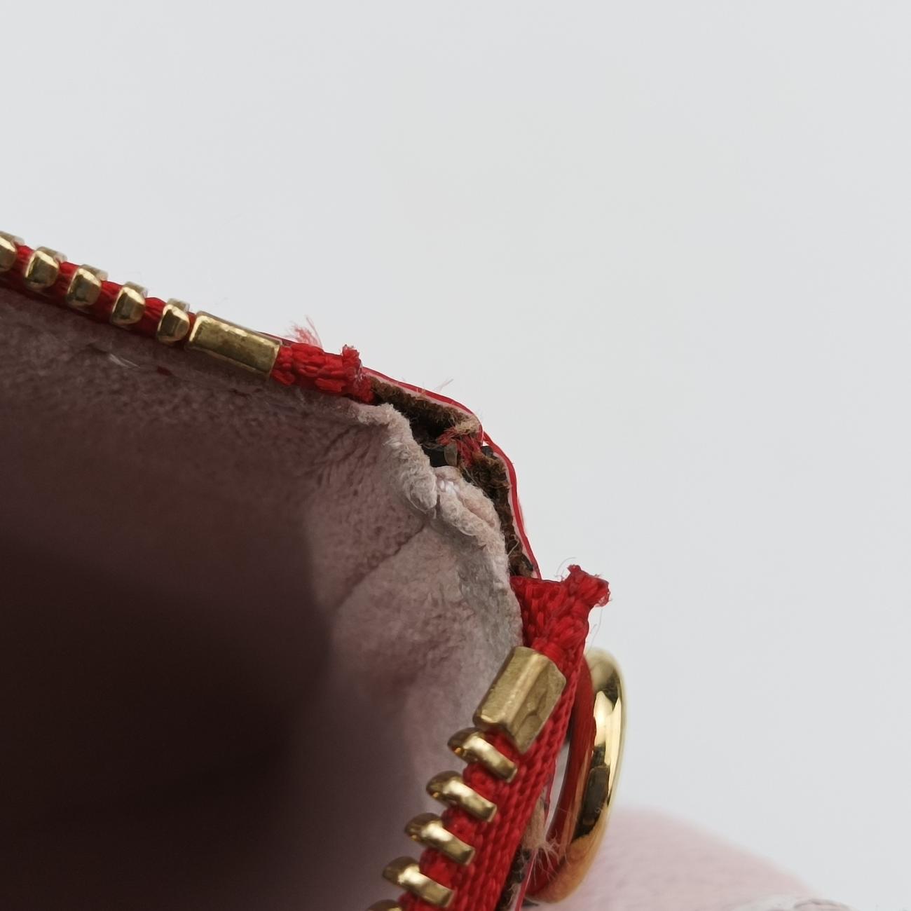 Pochette Double ZipRouge x MulticolorMonogram  GiantM67561GI1129 ICチップポシェットドゥーブルジップルージュ×マルチカラーモノグラム ジャイアントM67561GI1129 ICチップ