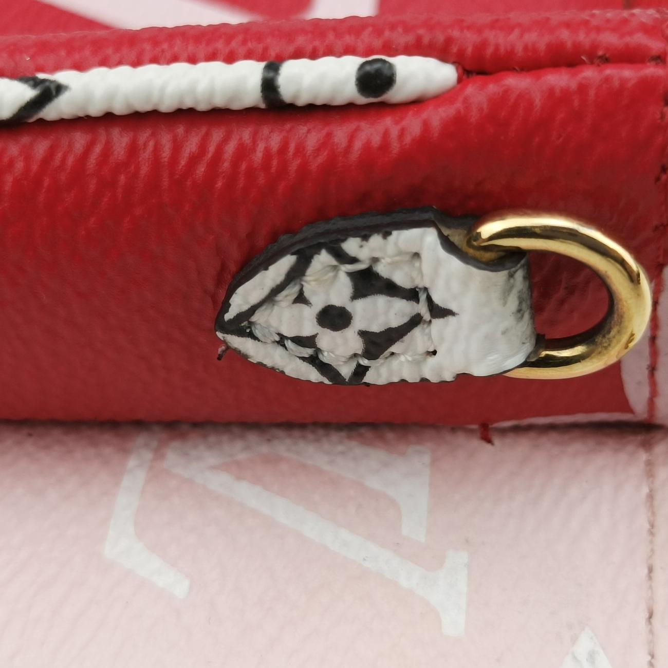 Pochette Double ZipRouge x MulticolorMonogram  GiantM67561GI1129 ICチップポシェットドゥーブルジップルージュ×マルチカラーモノグラム ジャイアントM67561GI1129 ICチップ