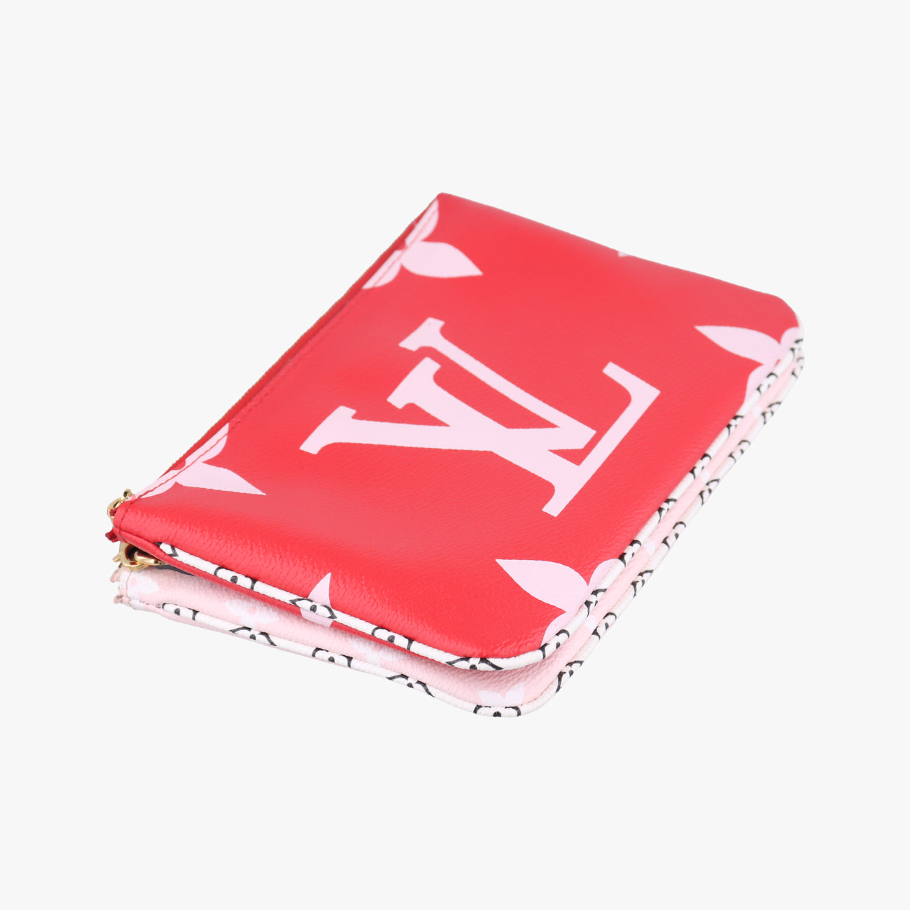 Pochette Double ZipRouge x MulticolorMonogram  GiantM67561GI1129 ICチップポシェットドゥーブルジップルージュ×マルチカラーモノグラム ジャイアントM67561GI1129 ICチップ