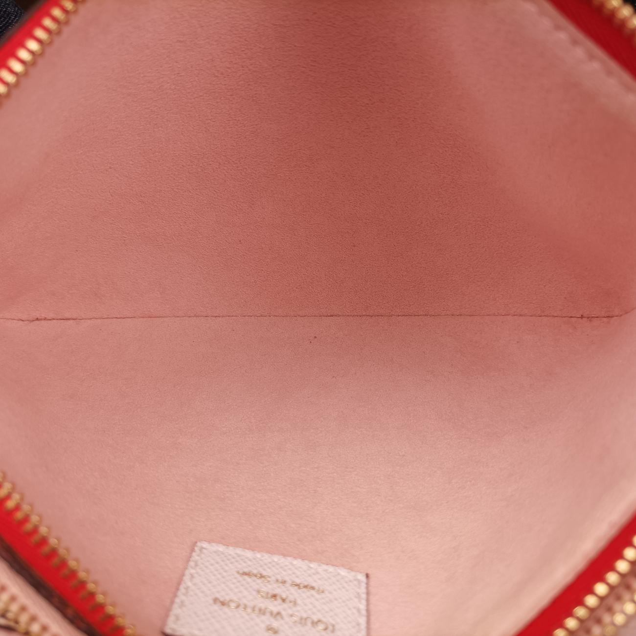 Pochette Double ZipRouge x MulticolorMonogram  GiantM67561GI1129 ICチップポシェットドゥーブルジップルージュ×マルチカラーモノグラム ジャイアントM67561GI1129 ICチップ
