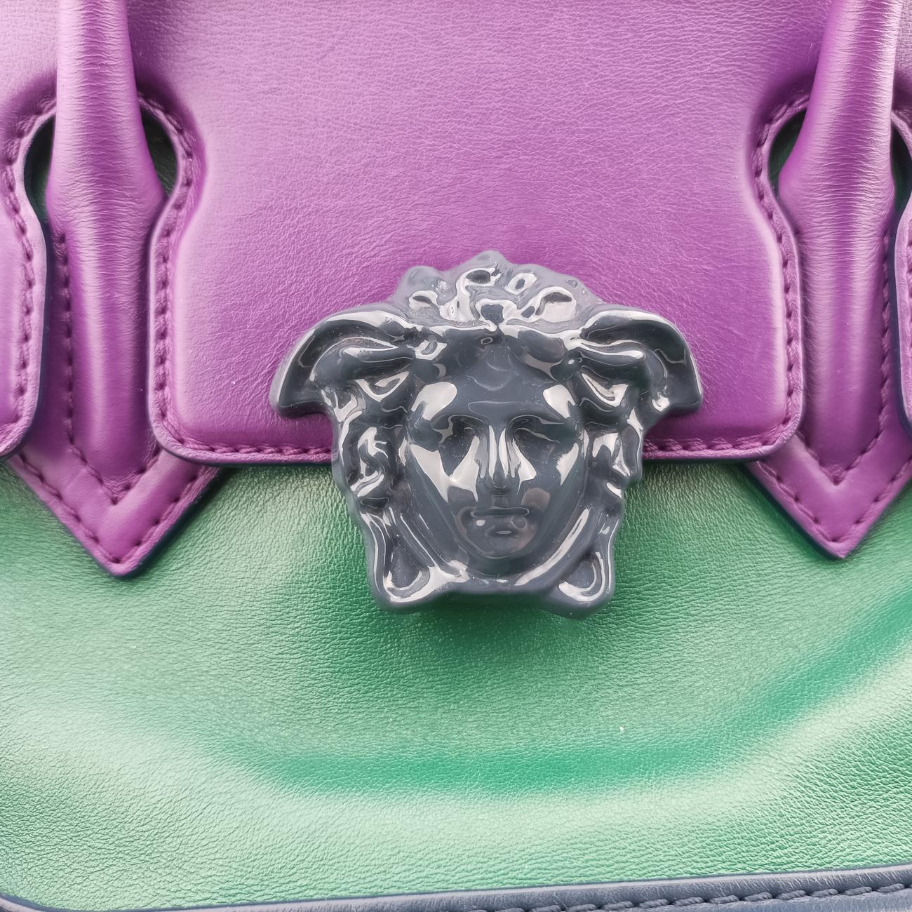 Palazzo EmpireGreen x Navy x PurpleLeatherCLG 244726825622パラッツォエンパイアグリーン×ネイビー×パープルレザーCLG 244726825622