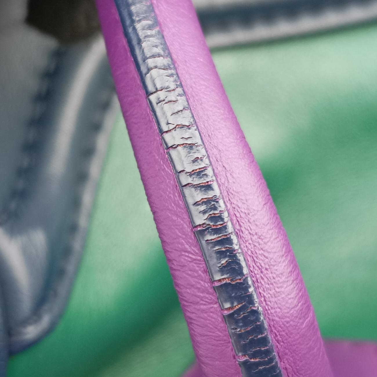 Palazzo EmpireGreen x Navy x PurpleLeatherCLG 244726825622パラッツォエンパイアグリーン×ネイビー×パープルレザーCLG 244726825622