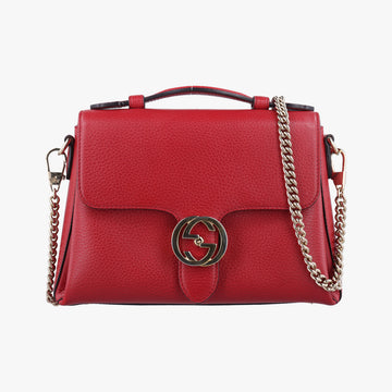 Interlocking GRedLeather510302G025022908インターロッキングGレッドレザー510302G025022908